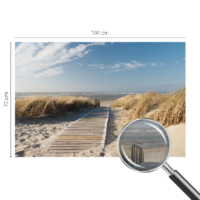 Autocolante de parede fotográfico com motivo Caminho Marinho