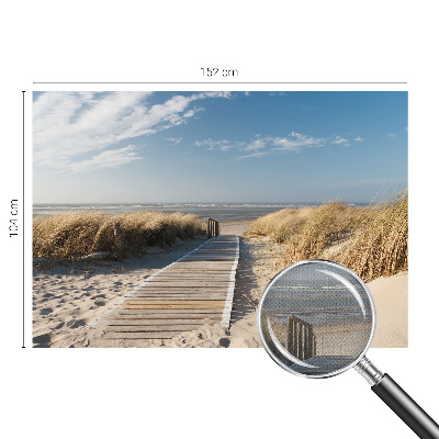 Autocolante de parede fotográfico com motivo Caminho Marinho