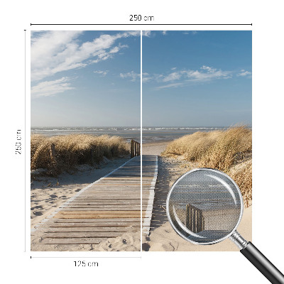 Autocolante de parede fotográfico com motivo Caminho Marinho