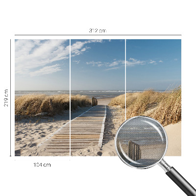 Autocolante de parede fotográfico com motivo Caminho Marinho