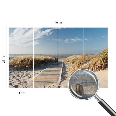 Autocolante de parede fotográfico com motivo Caminho Marinho