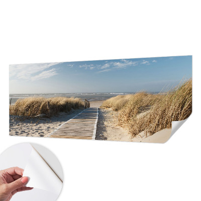 Autocolante de parede fotográfico com motivo Caminho Marinho