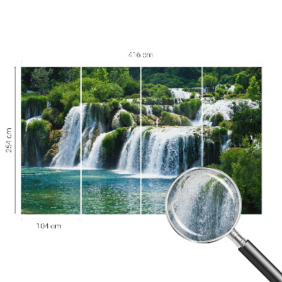 Papel de parede 3D com padrão Harmonia Natural