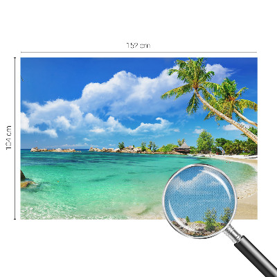 Papel de parede autocolante para sala com estampa Paraíso Tropical