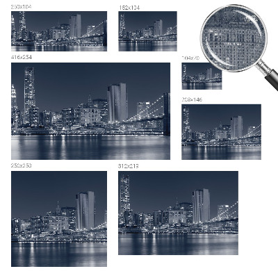 Papel de parede autocolante para quarto Cidade noturna