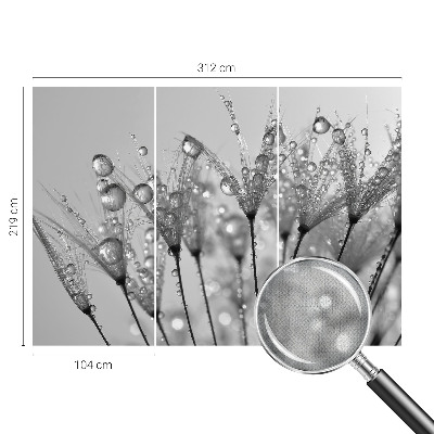 Papel de parede autocolante para sala Delícia molhada