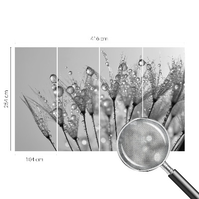 Papel de parede autocolante para sala Delícia molhada