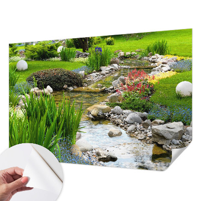 Papel de parede para criança com estampa Jardim Idílico