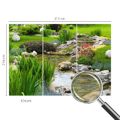 Papel de parede para criança com estampa Jardim Idílico