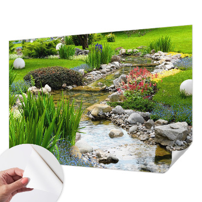 Papel de parede para criança com estampa Jardim Idílico