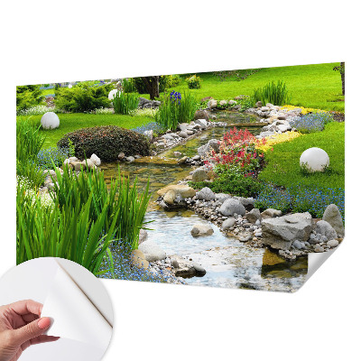 Papel de parede para criança com estampa Jardim Idílico