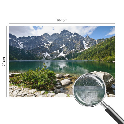 Papel de parede infantil Lago da montanha