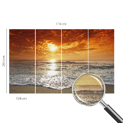 Papel de parede autocolante para quarto Ondas do oceano