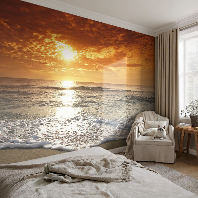 Papel de parede autocolante para quarto Ondas do oceano