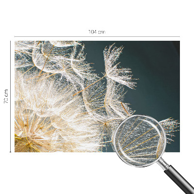 Papel de parede autocolante para sala Dente-de-leão da leveza