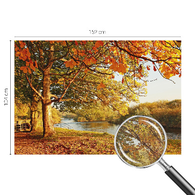 Autocolante de parede fotográfico com motivo de outono na costa