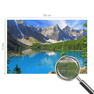 Papel de parede 3D Lago da montanha