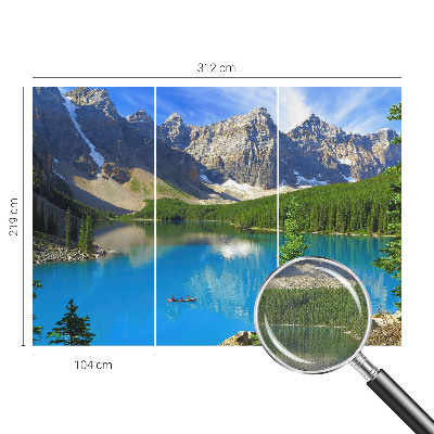 Papel de parede 3D Lago da montanha