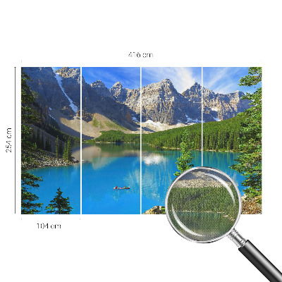 Papel de parede 3D Lago da montanha