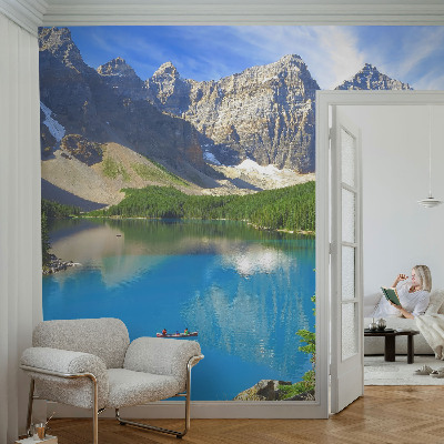 Papel de parede 3D Lago da montanha
