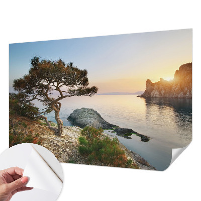 Papel de parede para criança com estampa de natureza tranquila para quartos infantis
