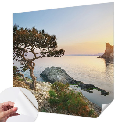 Papel de parede para criança com estampa de natureza tranquila para quartos infantis