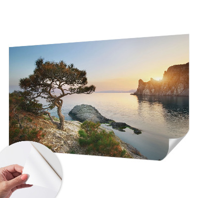 Papel de parede para criança com estampa de natureza tranquila para quartos infantis
