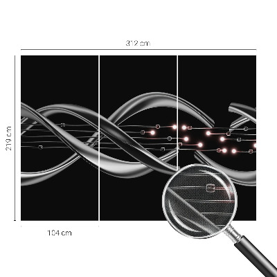 Papel de parede autocolante Padrão trançado