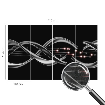 Papel de parede autocolante Padrão trançado