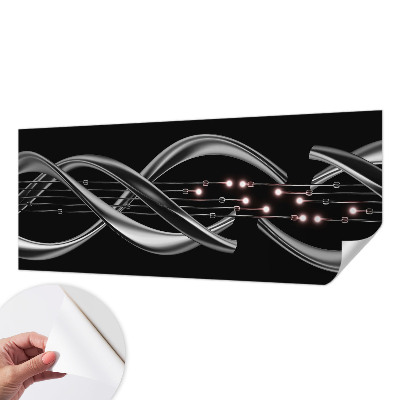 Papel de parede autocolante com padrão trançado