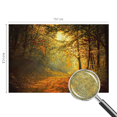 Papel de parede autocolante com estampa de paisagem de outono