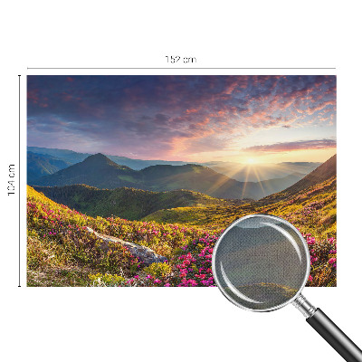 Papel de parede autocolante para quarto Panorama da montanha