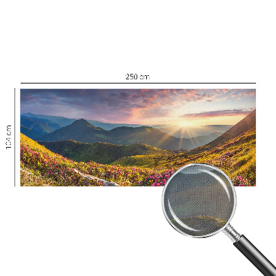 Papel de parede autocolante para quarto Panorama da montanha