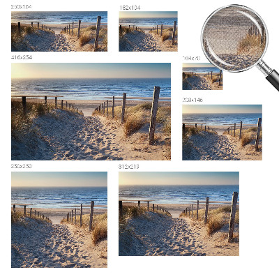 Papel de parede 3D com estampa Caminho da Praia