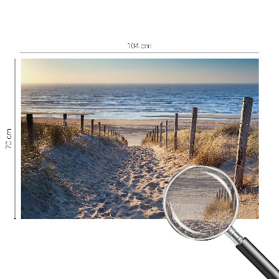 Papel de parede 3D com estampa Caminho da Praia