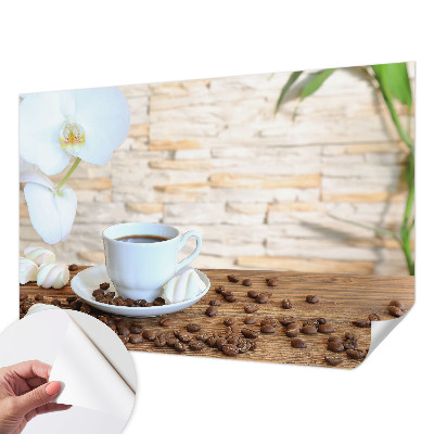 Papel de parede para criança com padrão floral que transmite sensação de relaxamento