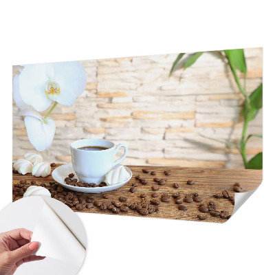 Papel de parede para criança com padrão floral que transmite sensação de relaxamento