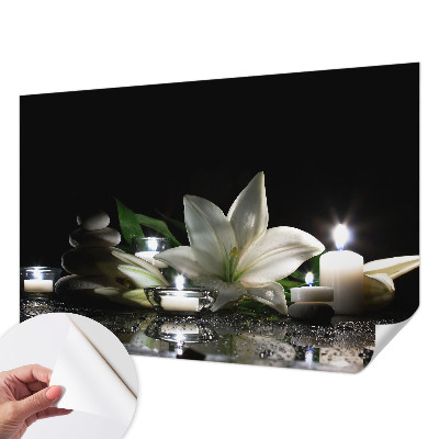 Papel de parede 3D com cena relaxante