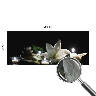 Papel de parede 3D com cena relaxante