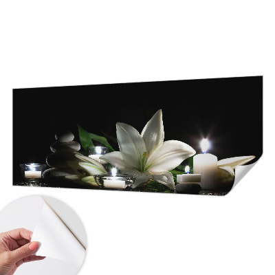 Papel de parede 3D com cena relaxante