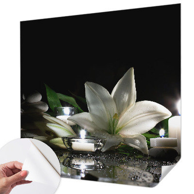 Papel de parede 3D com cena relaxante