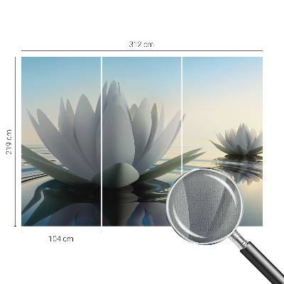 Papel de parede para criança Lírios de água