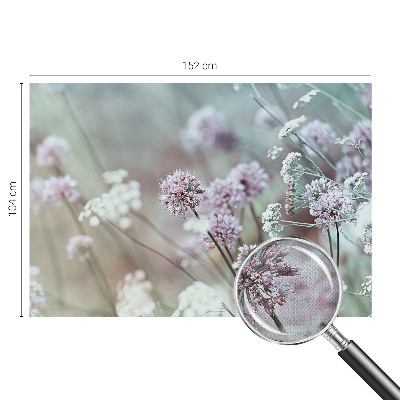 Papel de parede autocolante para quarto com estampa de flores silvestres