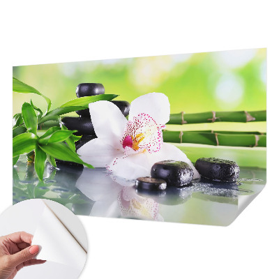 Papel de parede autocolante para sala com estampa 'A paz da natureza' para decoração de interiores
