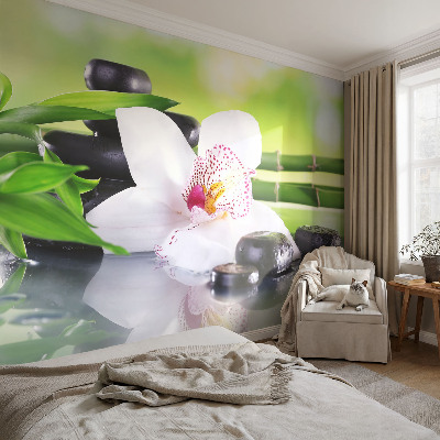 Papel de parede autocolante para sala com estampa 'A paz da natureza' para decoração de interiores