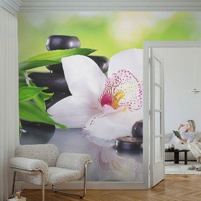 Papel de parede autocolante para sala com estampa 'A paz da natureza' para decoração de interiores