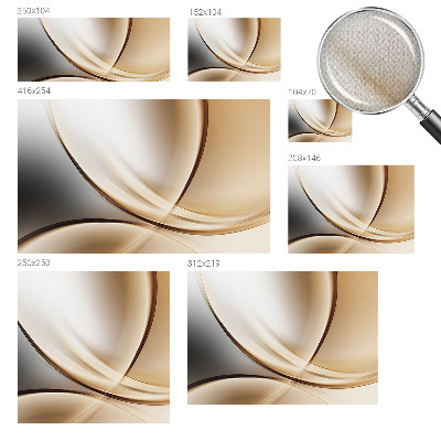 Papel de parede infantil Linhas arredondadas