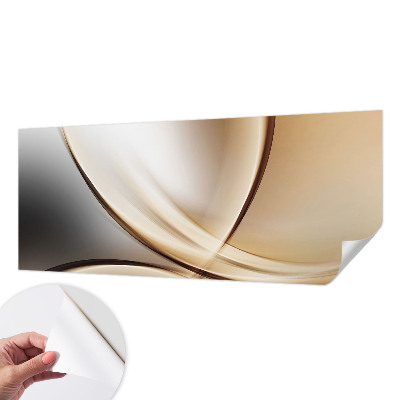 Papel de parede infantil Linhas arredondadas