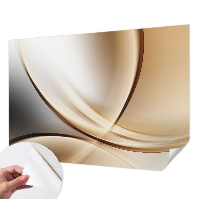 Papel de parede infantil Linhas arredondadas