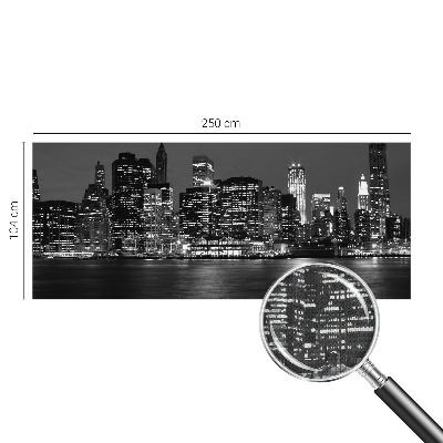 Papel de parede 3D Metrópole noturna